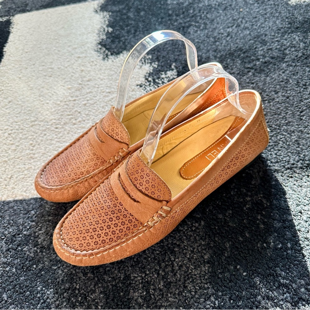 VANELI Aila Loafer-Style Driving Moc with Penny Keeper Strap in Nubuck Suede — 8